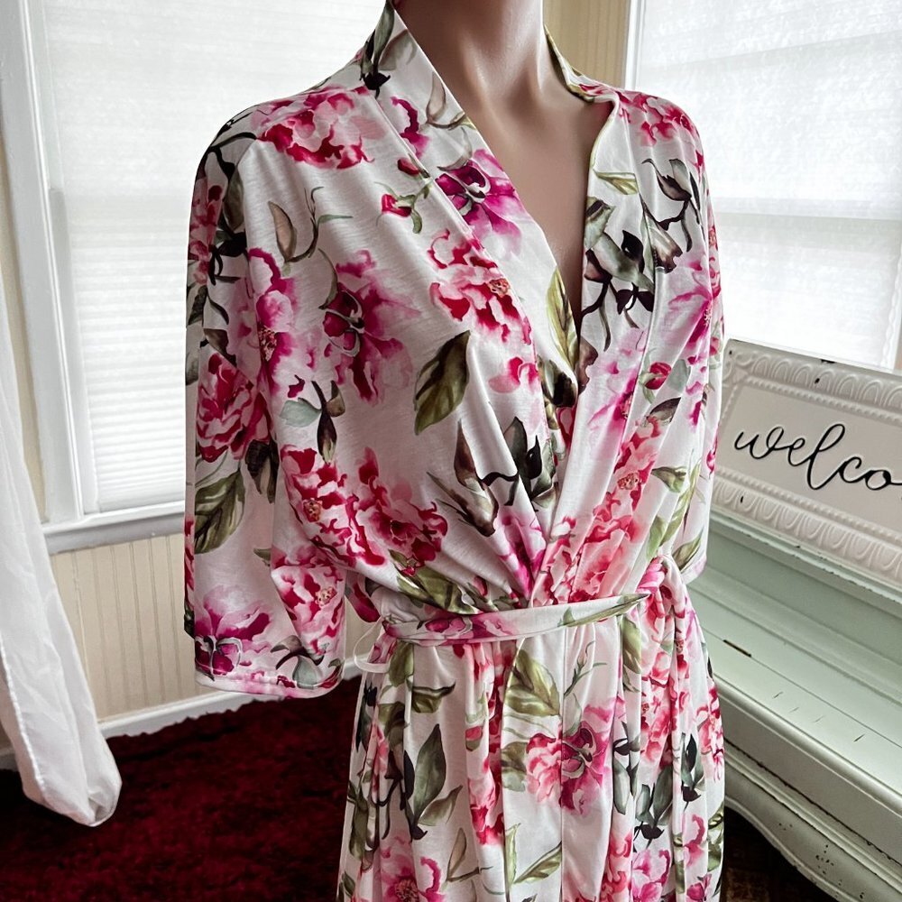 SHOW ME YOUR MUMU Brie garden of blooms robe swim cover bridal robe - Picture 2 of 6